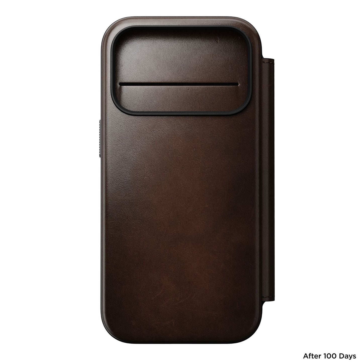Nomad Modern Leather Folio iPhone 17 Pro Rustic Brown Horweed