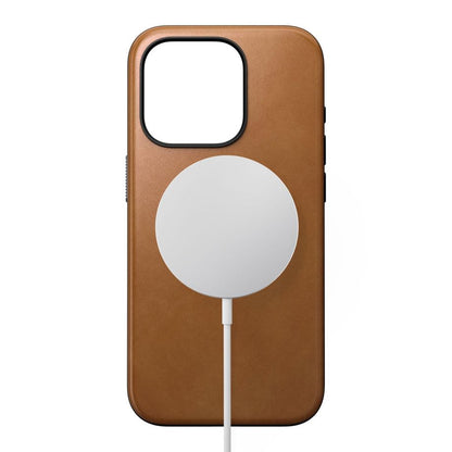 Nomad Modern Leather Case iPhone 15 Pro English Tan