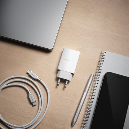 Nomad 40W USB-C GaN Slim Wall Charger White
