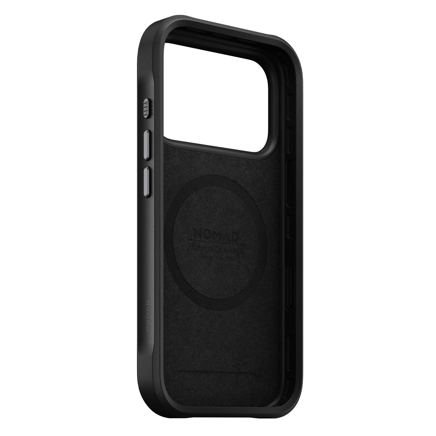 Nomad Rugged Leather Case iPhone 17 Pro Black Horween