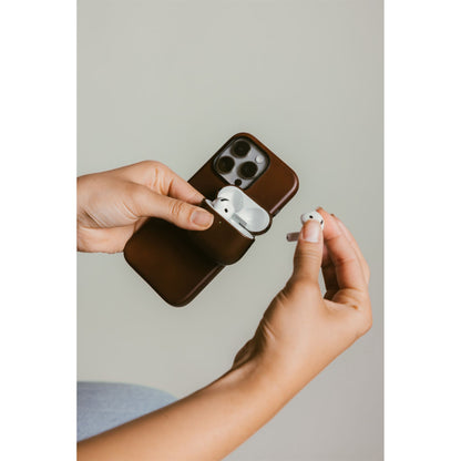 Nomad Modern Leather Case Airpods 4 Brown