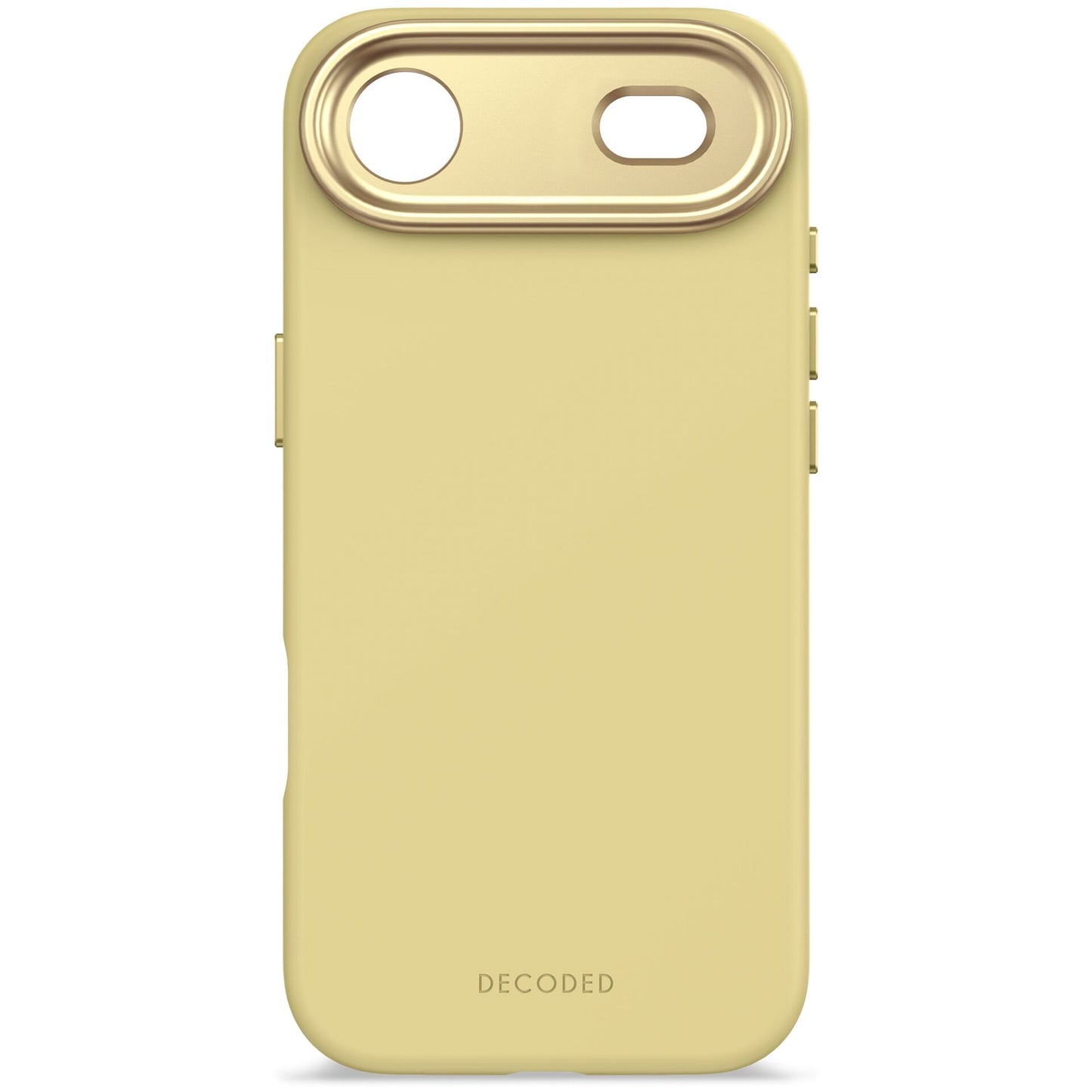 Decoded AntiMicrobial Silicone Backcover iPhone 17 Air Yuma Yellow
