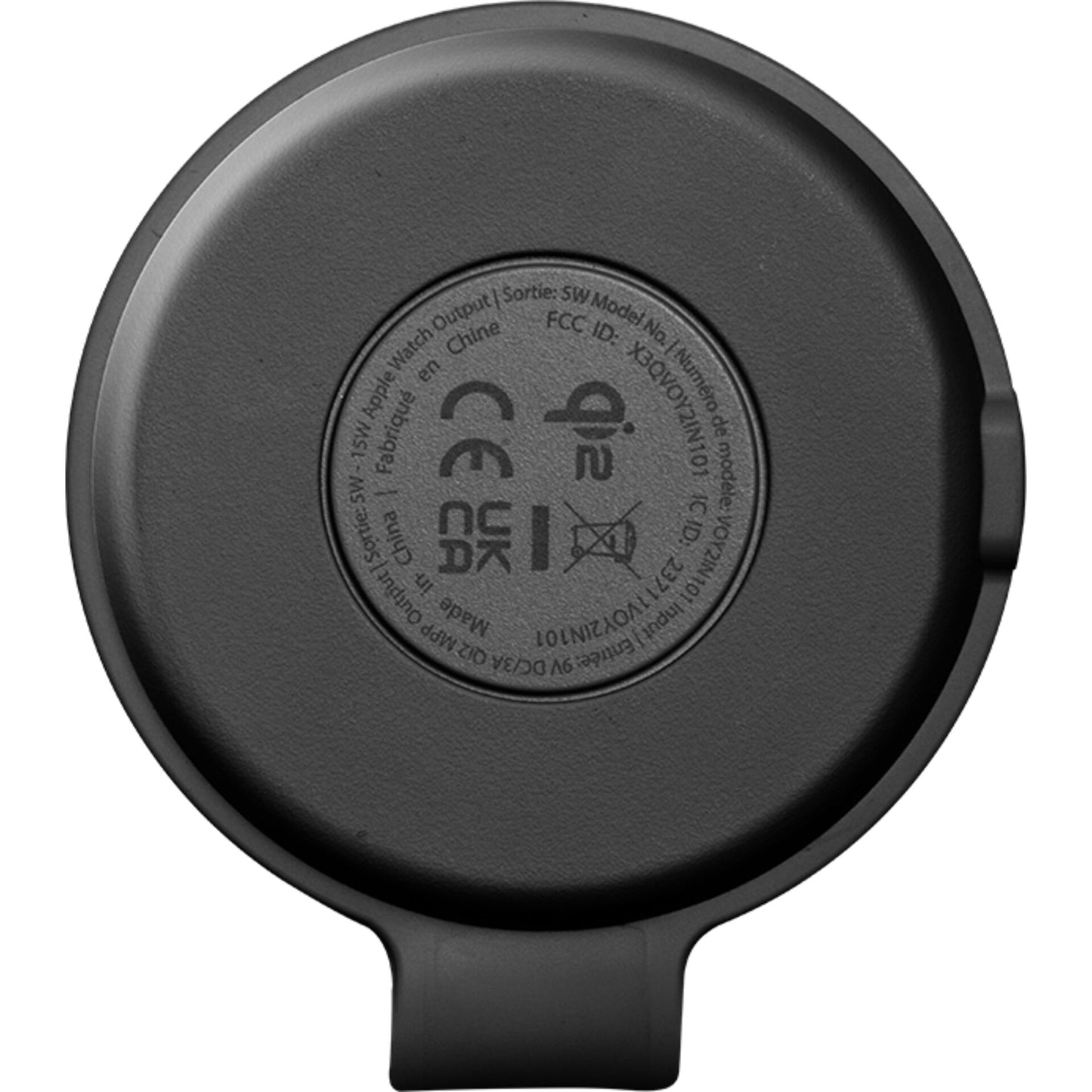 Native Union Voyage 2-in-1 Qi2 Foldable Wireless Charger Black