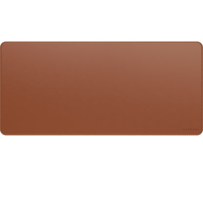 Satechi Vegan-Leather Premium Desk Mat Brown