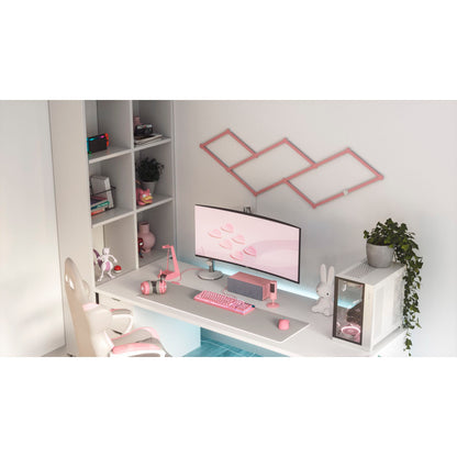 Nanoleaf Lines Skin Pink Matte 9pcs