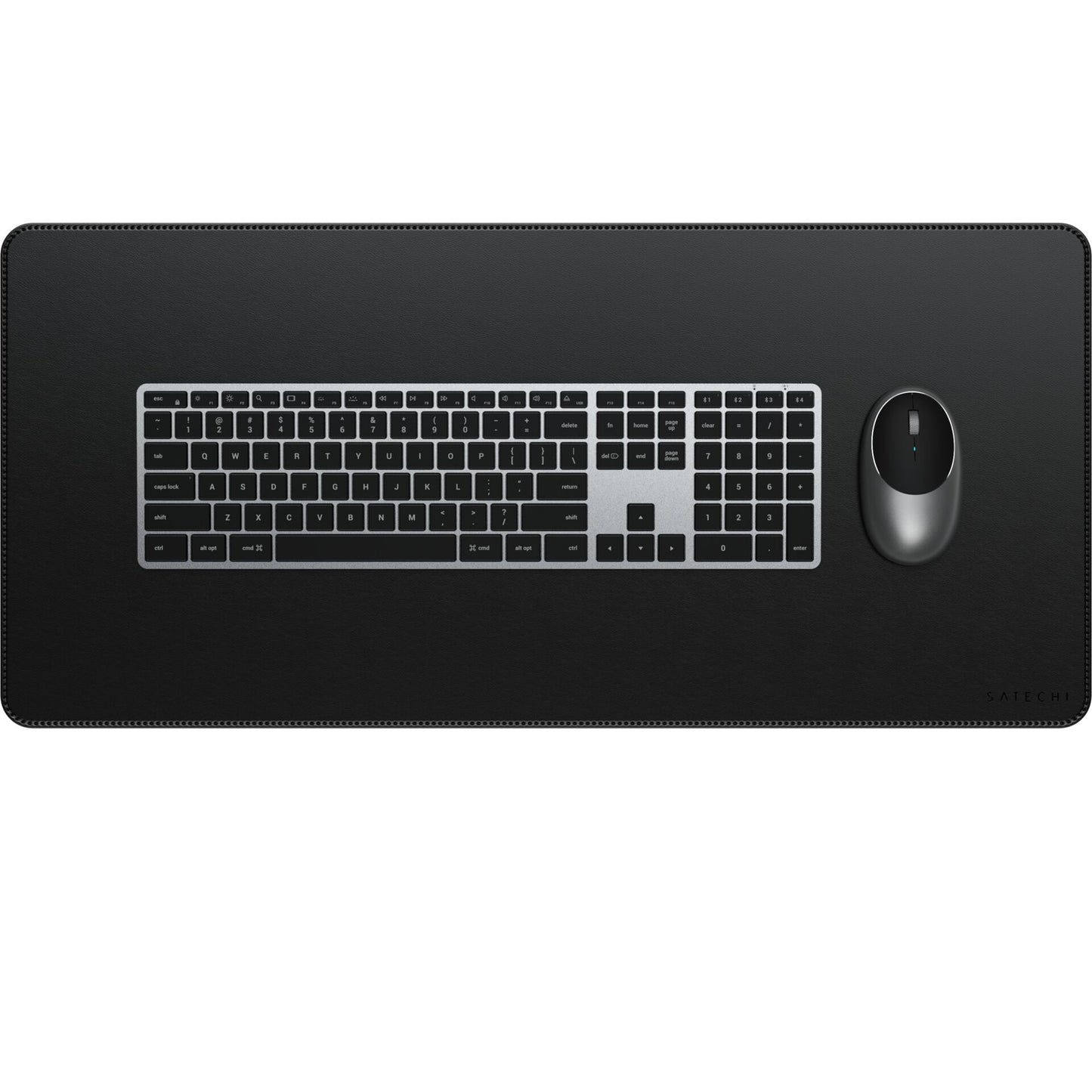 Satechi Vegan-Leather Premium Desk Mat Black