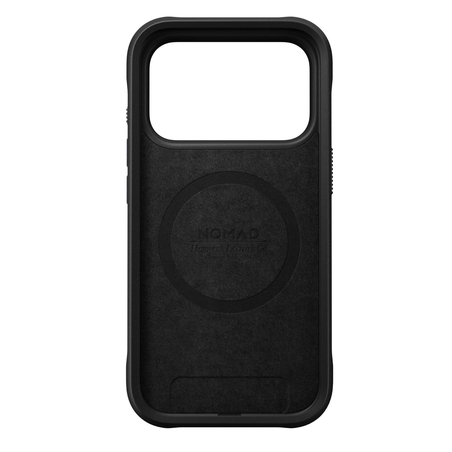 Nomad Rugged Leather Case iPhone 17 Pro Black Horween