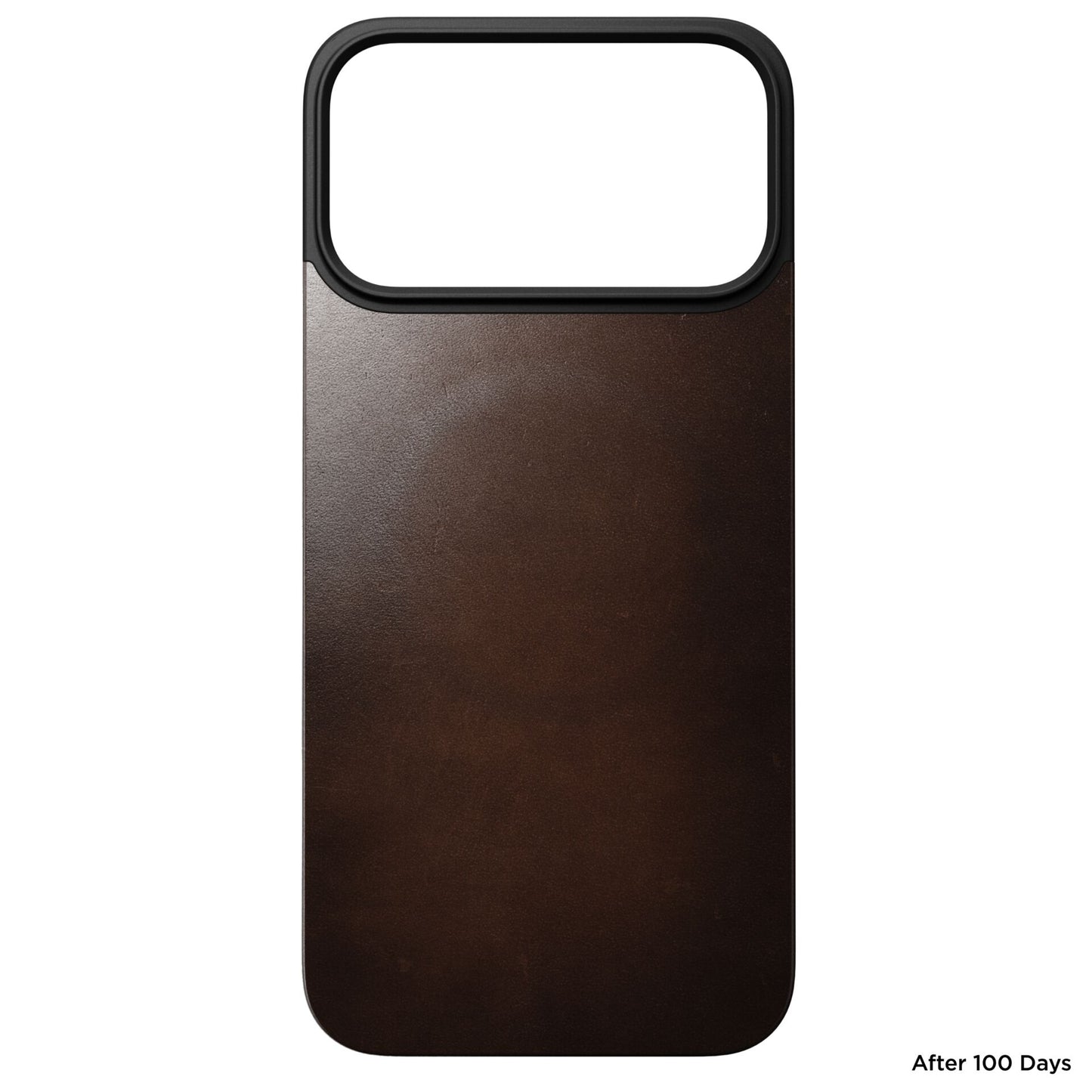 Nomad Magnetic Leather Back MagSafe iPhone 17 Pro Max Rustic Brown Horween
