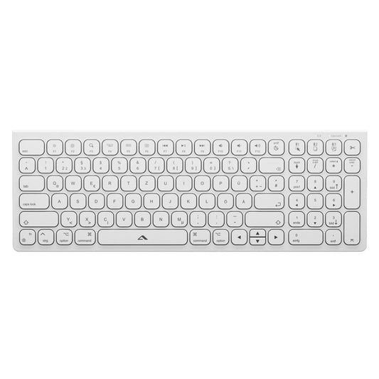 Alogic Echelon Compact USB-C Bluetooth Keyboard German White