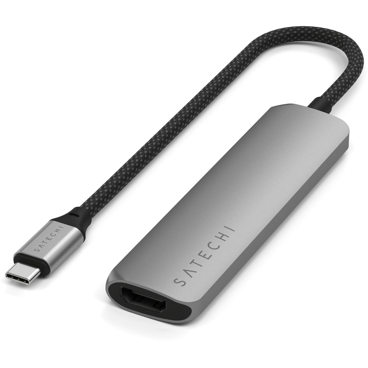 Satechi USB-C 4-in-1 Slim Multiport Adapter 4K Space Grey