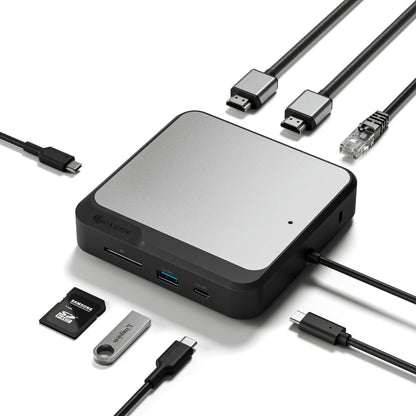 Alogic HDMI Dual 4K Display Docking Station Space Gray