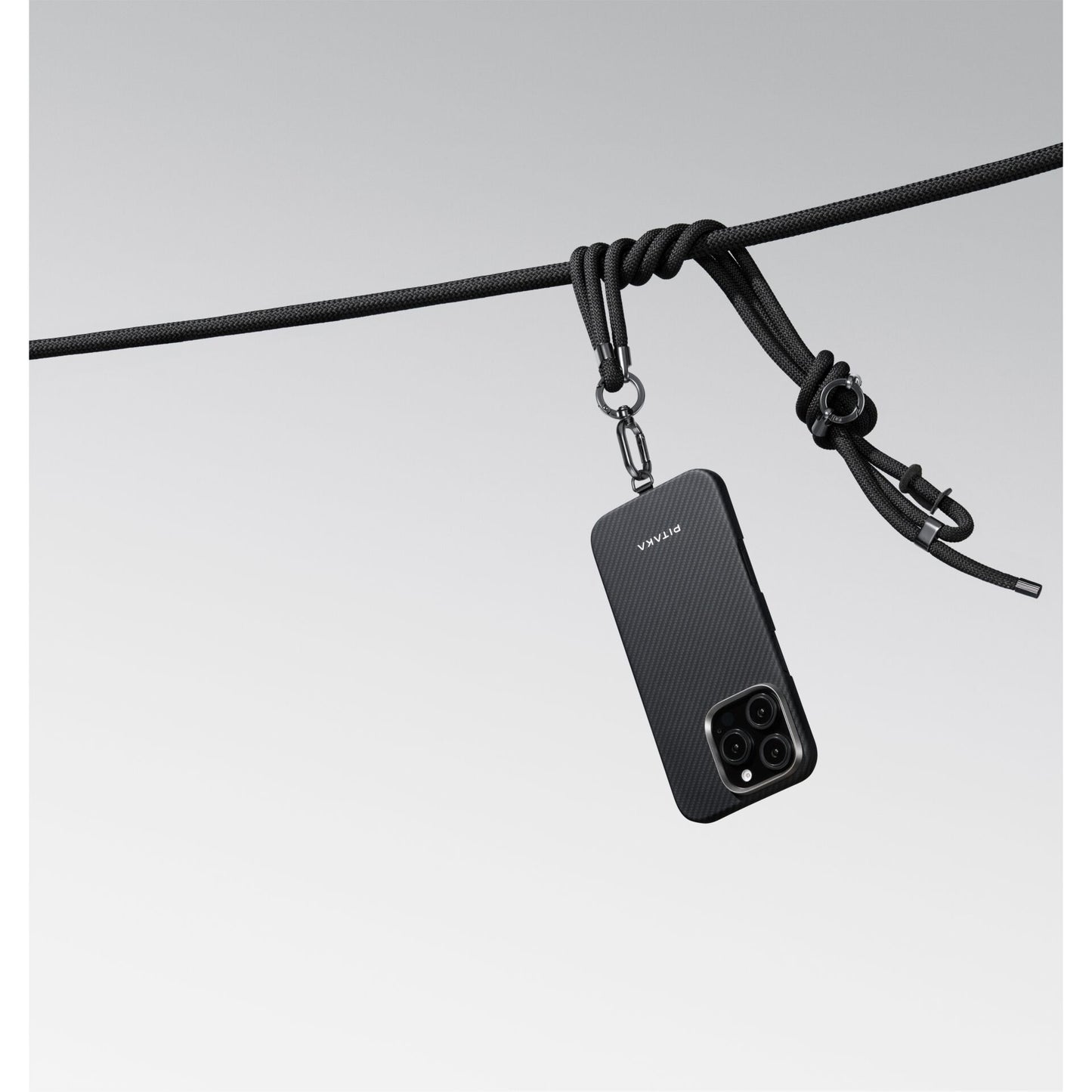 Pitaka MagEZ Case 6 600D for iPhone 16 Pro Black/Grey Twill