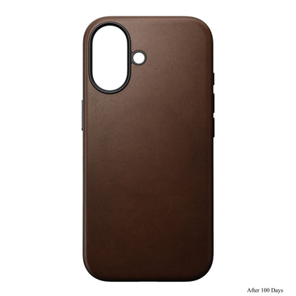 Nomad Modern Leather Case iPhone 17 Brown