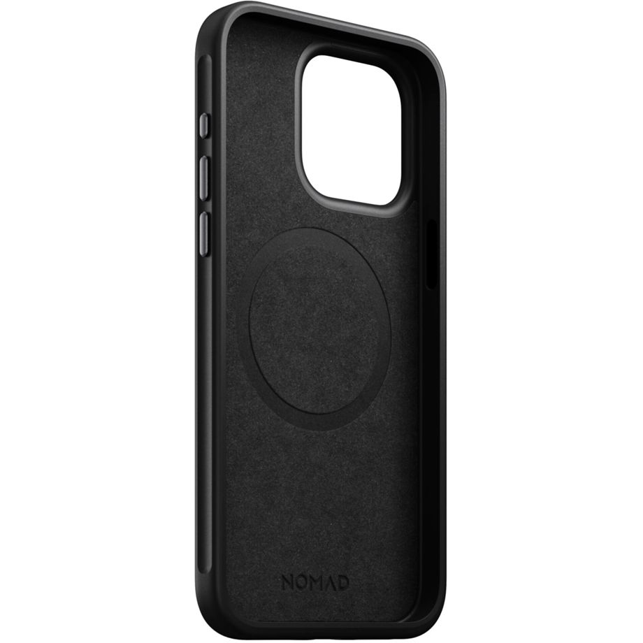 Nomad Modern Leather Case iPhone 15 Pro Max Black