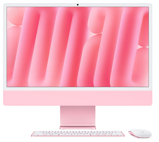 iMac 24" mit 4.5K Retina Display, M4 Chip 10-Core CPU und 10-Core GPU, 16GB, 256GB SSD, pink