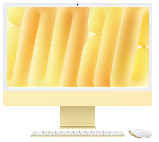 iMac 24" mit 4.5K Retina Display, M4 Chip 10-Core CPU und 10-Core GPU, 16GB, 256GB SSD, gelb