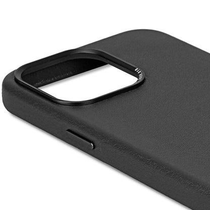 Decoded Leather Backcover for iPhone 15 Pro Max Black