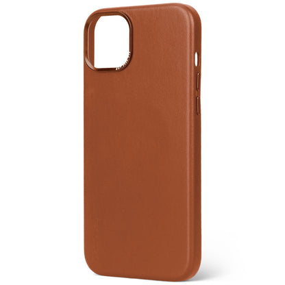 Decoded Leather Backcover for iPhone 15 Plus Tan