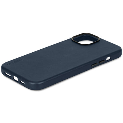 Decoded Leather Backcover for iPhone 15 True Navy