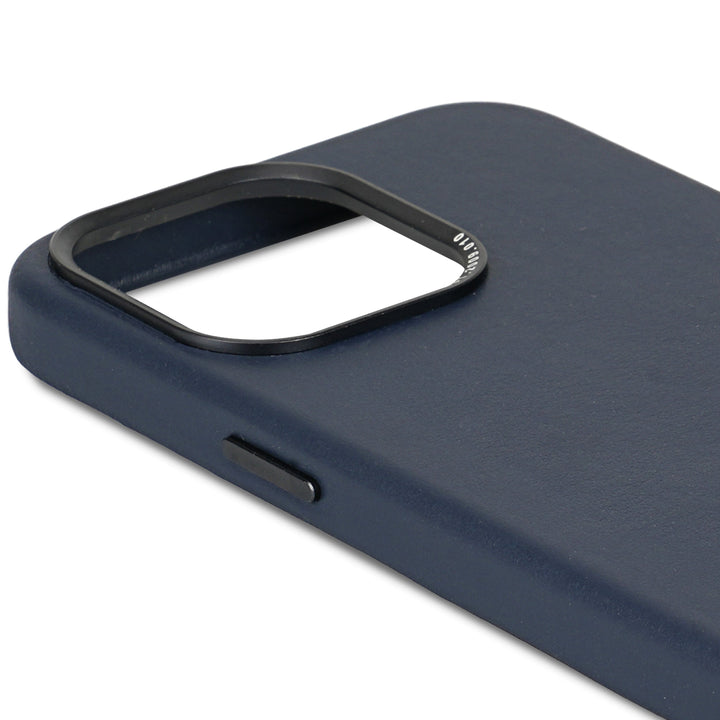 Decoded Leather Backcover for iPhone 15 Pro Max True Navy