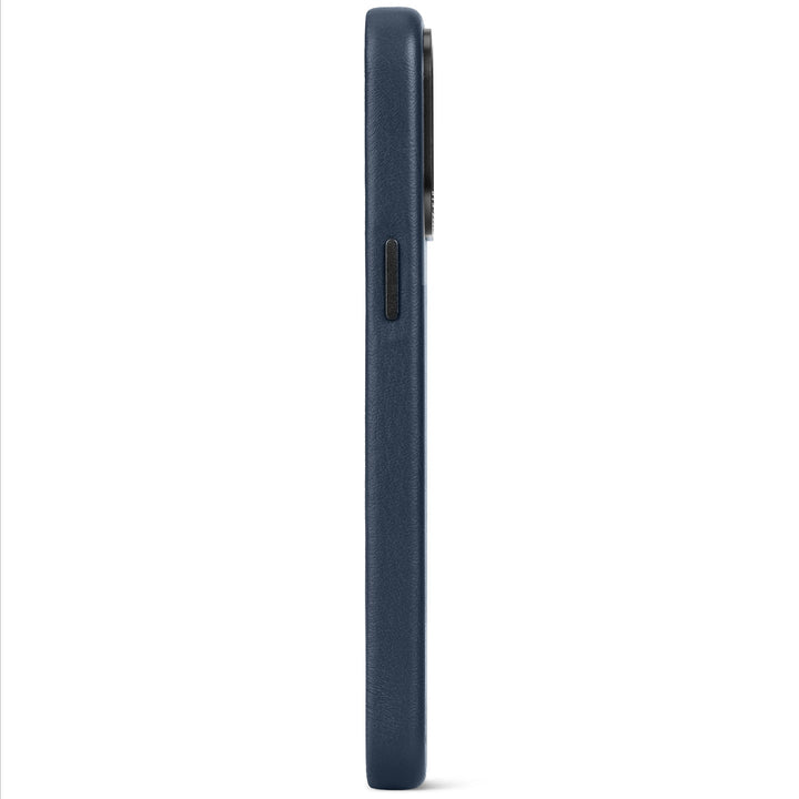 Decoded Leather Backcover for iPhone 15 Pro True Navy