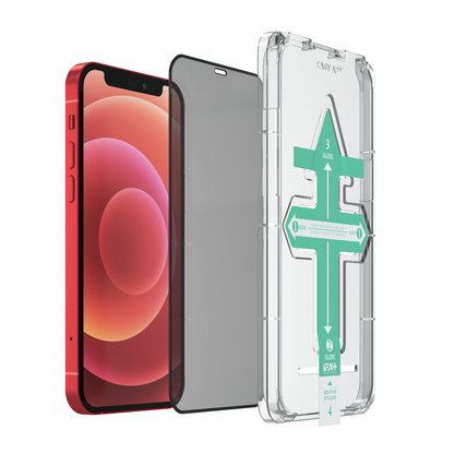 NEXT.ONE iPhone Privacy Schutzglas mit Anbringhilfe - iPhone 12 mini