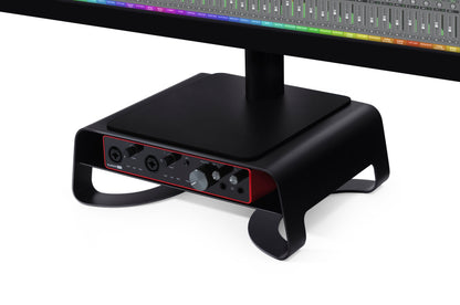 Twelve South Curve Riser Metall Ständer für iMacs und Displays, schwarz
