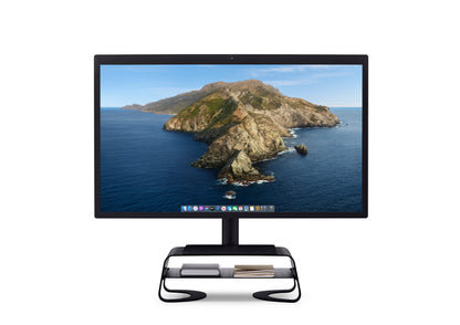 Twelve South Curve Riser Metall Ständer für iMacs und Displays, schwarz
