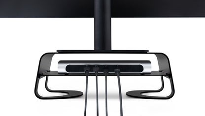 Twelve South Curve Riser Metall Ständer für iMacs und Displays, schwarz