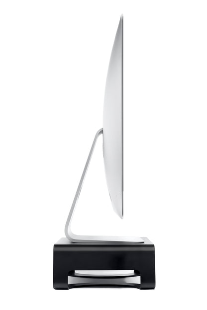 Twelve South Curve Riser Metall Ständer für iMacs und Displays, schwarz