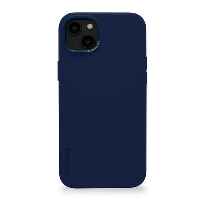 Decoded - AntiMicrobial Silicone Backcover | iPhone 14 Plus (6.7 inch) - Navy Peony