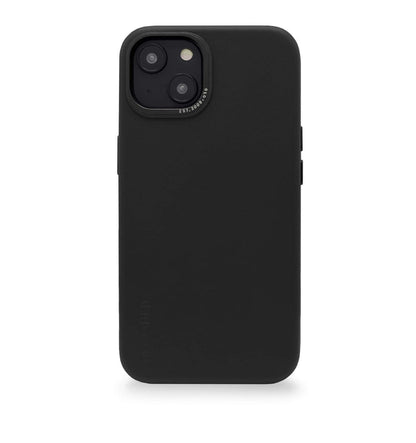 Decoded - Leather Backcover for iPhone 14 - Black