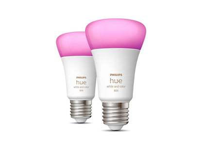 Philips Hue White & Col. Amb. E27 Doppelpack 2x570lm 60W