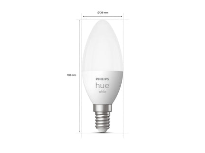 Philips Hue White E14 Doppelpack 2x470lm