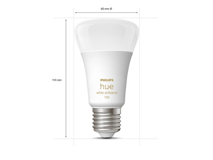 Philips Hue White Ambiance E27 Doppelpack 75W