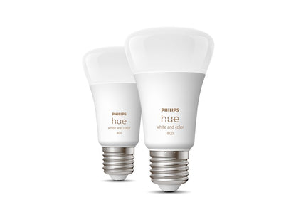 Philips Hue White & Col. Amb. E27 Doppelpack 2x570lm 60W