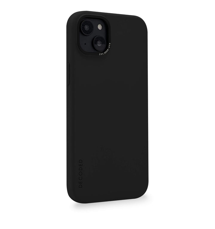 Decoded - AntiMicrobial Silicone Backcover | iPhone 14 Plus (6.7 inch) - Charcoal