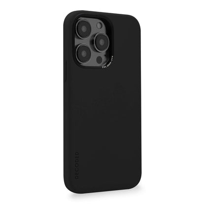 Decoded - AntiMicrobial Silicone Backcover | iPhone 14 Pro (6.1 inch) - Charcoal