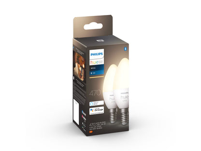 Philips Hue White E14 Doppelpack 2x470lm