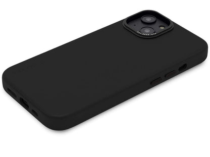 Decoded - Leather Backcover for iPhone 14 - Black