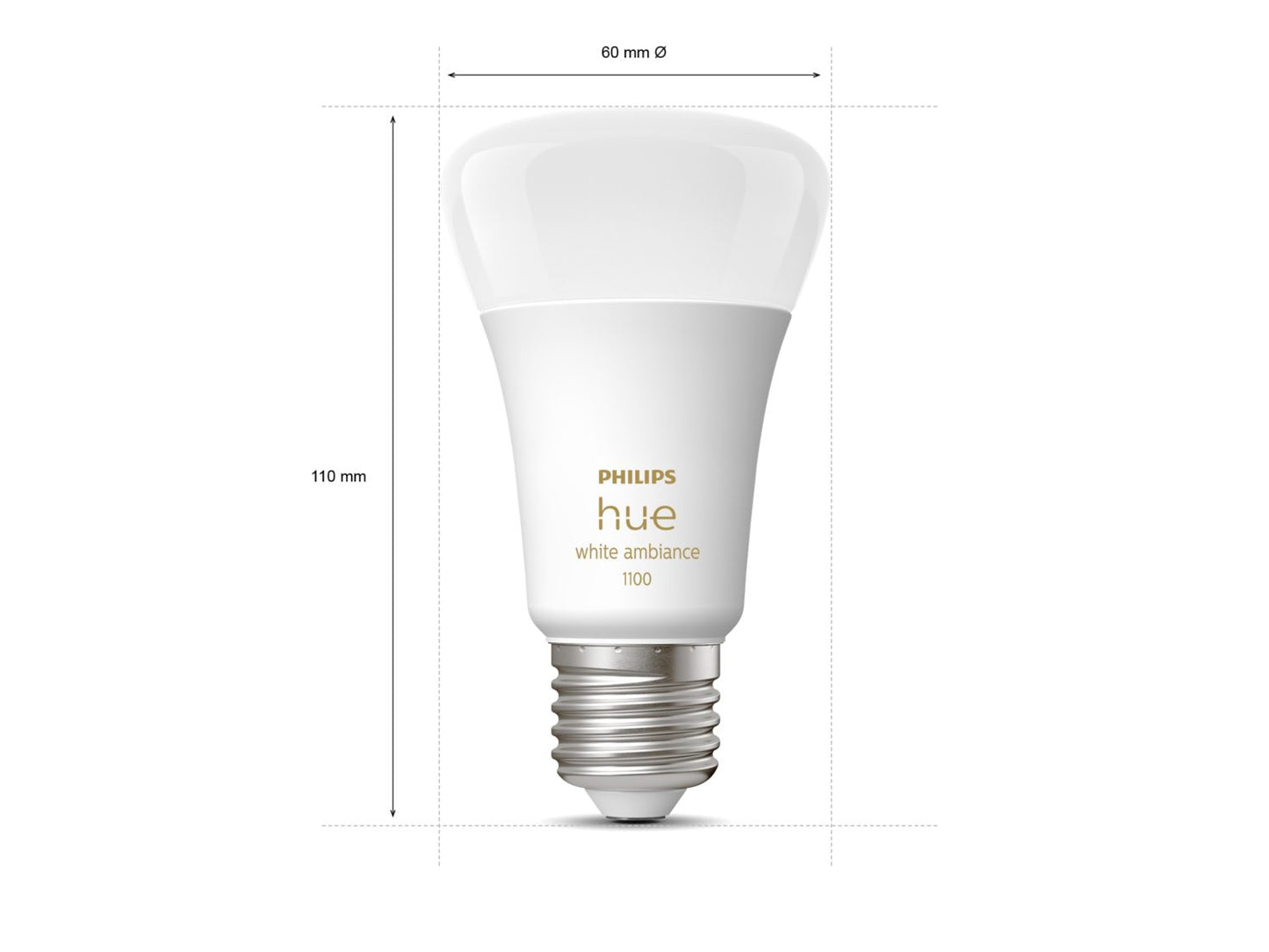 Philips Hue White Ambiance E27 3er Starter Set inkl. DimmerSwitch 3x800lm 75W