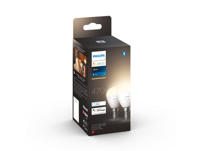 Philips Hue White E14 Luster Doppelpack 2x470lm