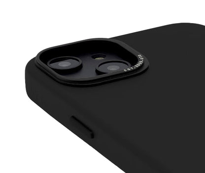 Decoded - Leather Backcover for iPhone 14 - Black