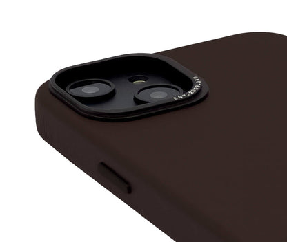 Decoded - Leather Backcover for iPhone 14 - Chocolate Brown