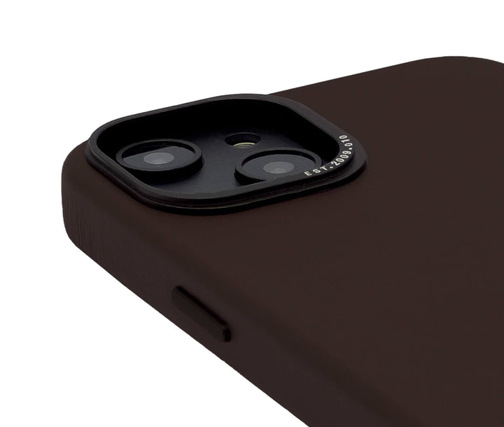 Decoded - Leather Backcover for iPhone 14 Plus - Chocolate Brown