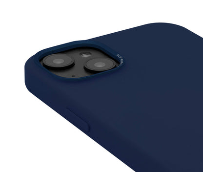 Decoded - AntiMicrobial Silicone Backcover | iPhone 14 Plus (6.7 inch) - Navy Peony