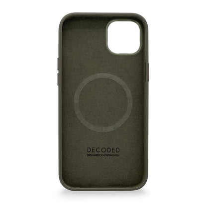 Decoded - AntiMicrobial Silicone Backcover | iPhone 14 Plus (6.7 inch) - Olive