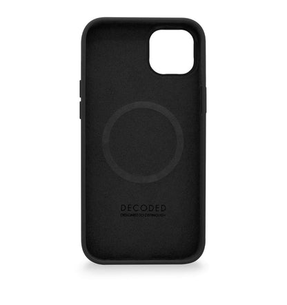 Decoded - AntiMicrobial Silicone Backcover | iPhone 14 (6.1 inch) - Charcoal