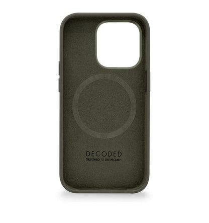 Decoded - AntiMicrobial Silicone Backcover | iPhone 14 Pro Max (6.7 inch) - Olive