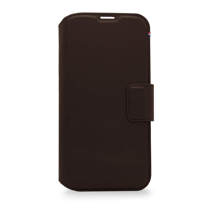 Decoded - Leather Detachable Wallet for iPhone 14 Plus - Chocolate Brown
